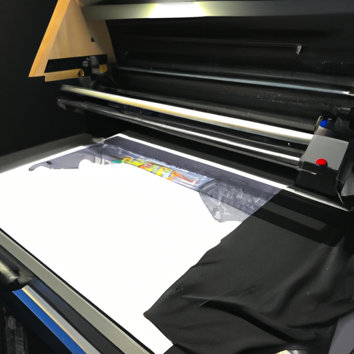 3. צילום מכונת הדפסת חולצות משוכללת עם מספר פונקציות.