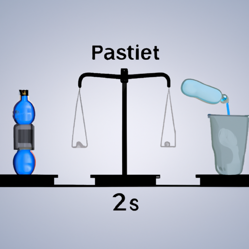 סולם מאוזן המתאר את פסק הדין הסופי בין אוסמוזה הפוכה ומים בבקבוקים